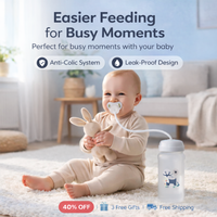The Bubloo — 3-in-1 Self-Feeding Baby Bottle